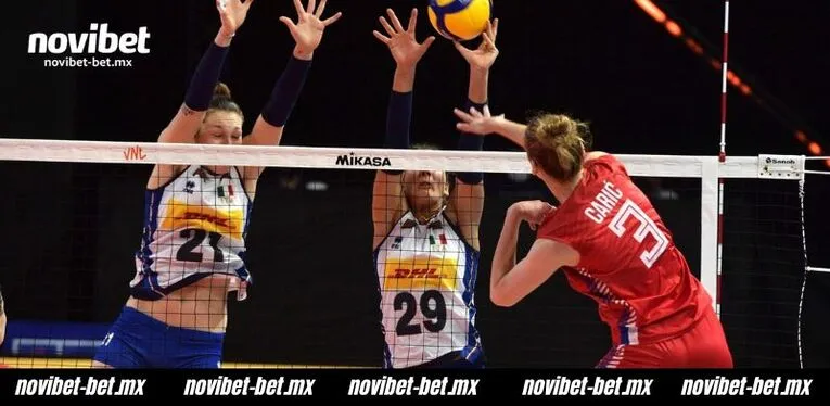 Live Volleyball Betting is now widely available at Novibet